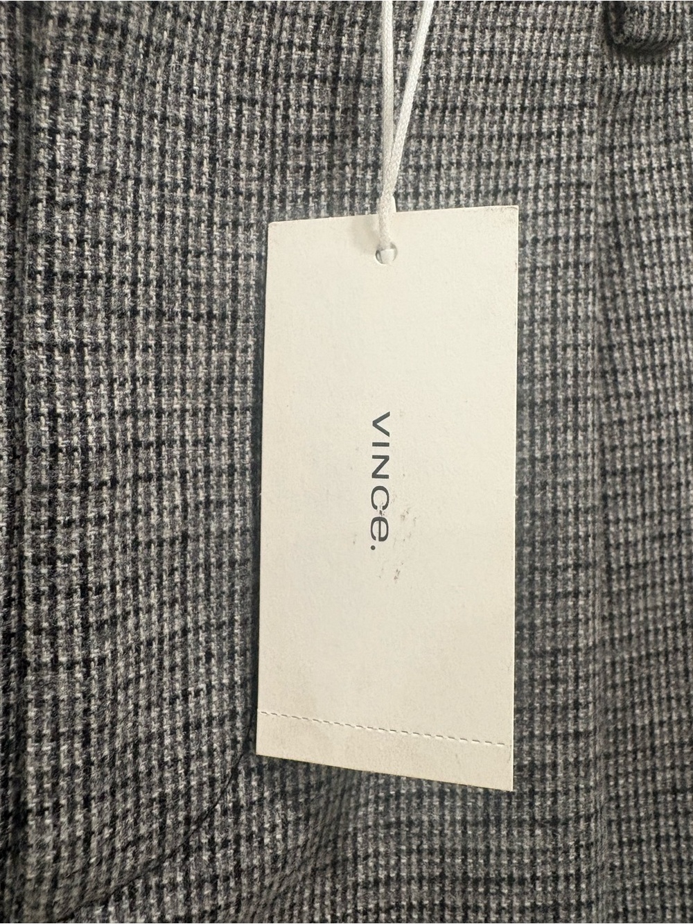 Roma Check Italian Wool-Blend High-Waist Trouser - Picture 6 of 9
